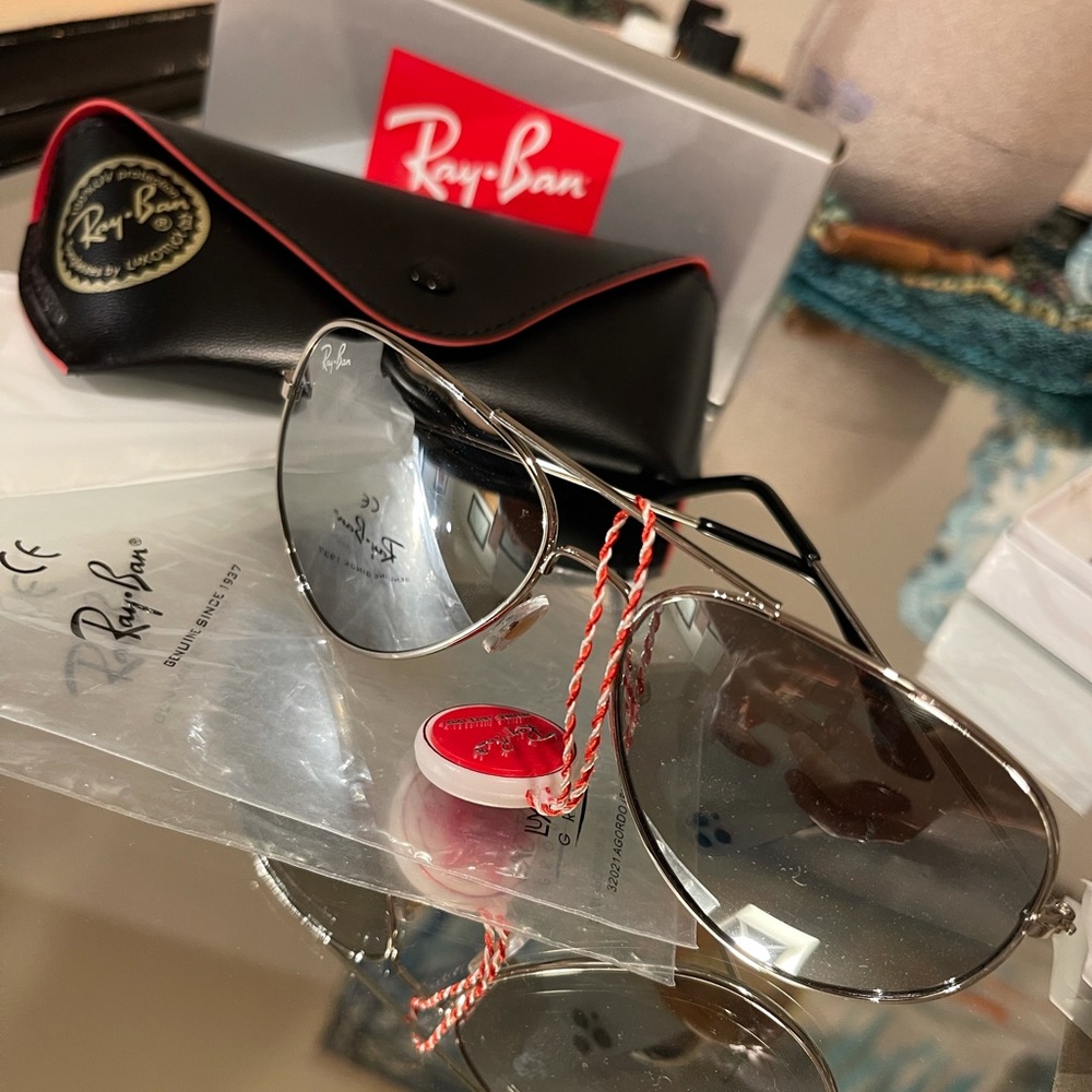 Ray Ban sunglasses-Comes with everything seen
